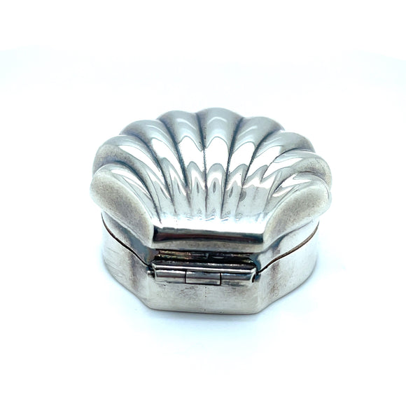 Sterling Silver Clam Box