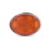 Antique Carnelian Fob Seal in 9ct Rose Gold