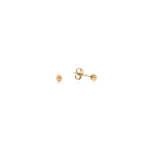 Tiny Gold Ball Stud Earrings in 9ct Yellow Gold