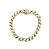 Coiled Link Bracelet in Sterling Silver