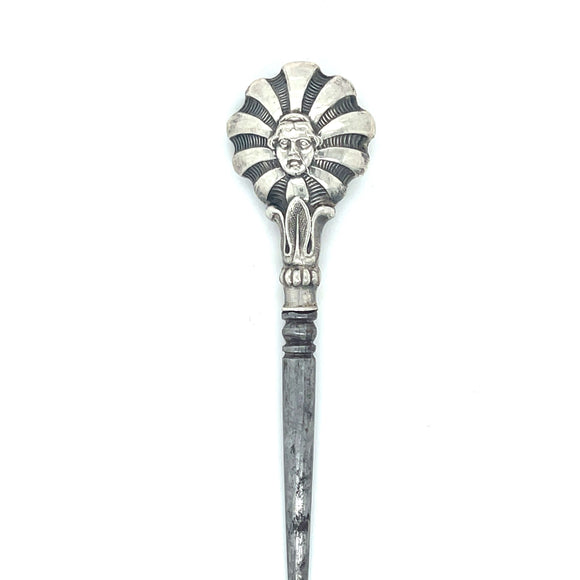 Art Nouveau Hair Pin in Sterling Silver