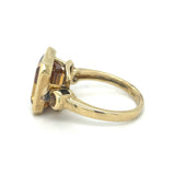 Citrine Dress Ring in 9ct Yellow Gold