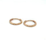 Petite Huggie Hoops in 9ct Rose Gold