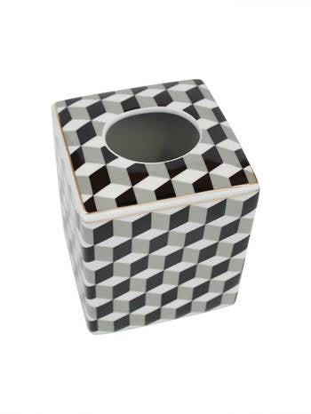 Abstract 3D Ceramic Tissue Box