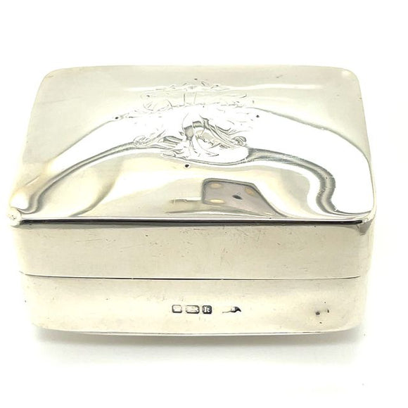 Antique Sterling Silver Compartment Box