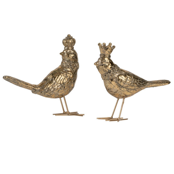 Gold Birds Set of Two