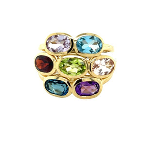 Multi Gemstone Dress Ring