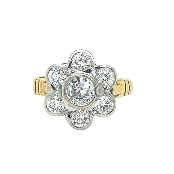 Diamond Cluster Ring 1.70 carats