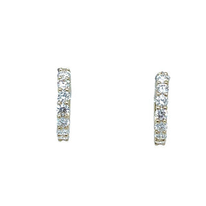 Diamond Huggie 0.55 ct Earrings in 18ct Yellow Gold