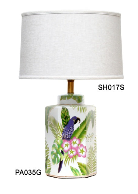 Parrot Lamp and Shade