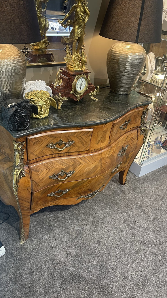 French Style Bombe Commode Chest