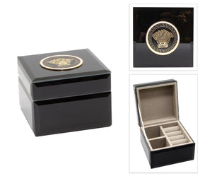 Black Glass Medusa Jewellery Box