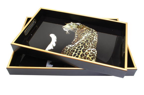 Leopard Tray Large