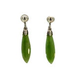 Pounamu Greenstone Screw on Earrings