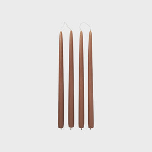 Candle Taper - Set of 4 Terracotta
