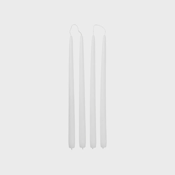 Candle Taper - Set of 4 Pure White