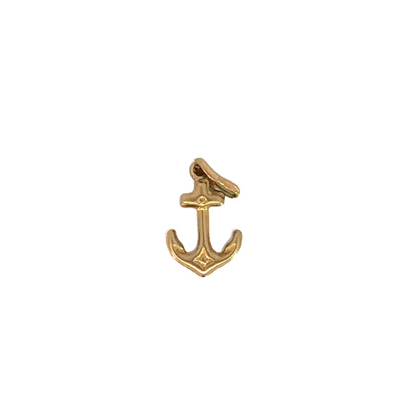 Anchor Charm in 9ct Yellow Gold