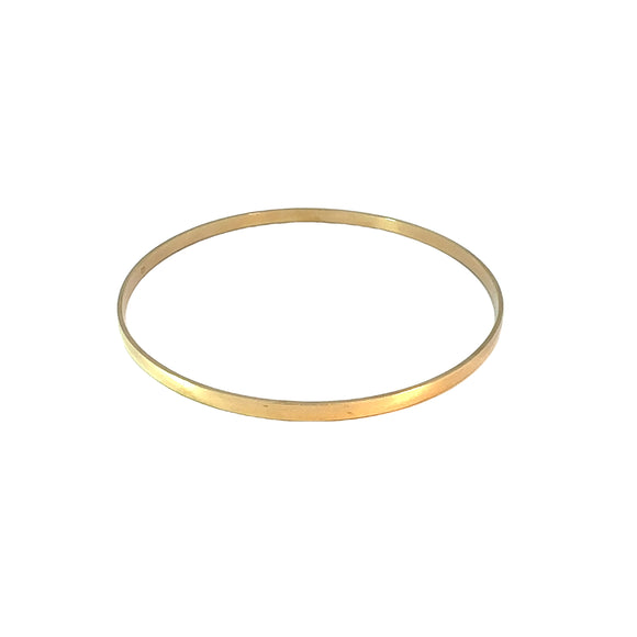 Yellow Gold Bangle in 9ct - 3mm