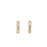 2 Carat Diamond Hoop Earrings in 18ct White Gold