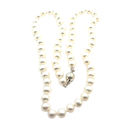 Baby Pearl Necklace White 36cm