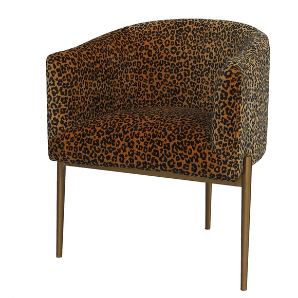 Roxy Leopard Print Occasional Chair