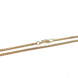 Box Link Chain In 9ct Yellow Gold