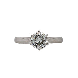 Moissanite Solitaire 1.0ct Ring