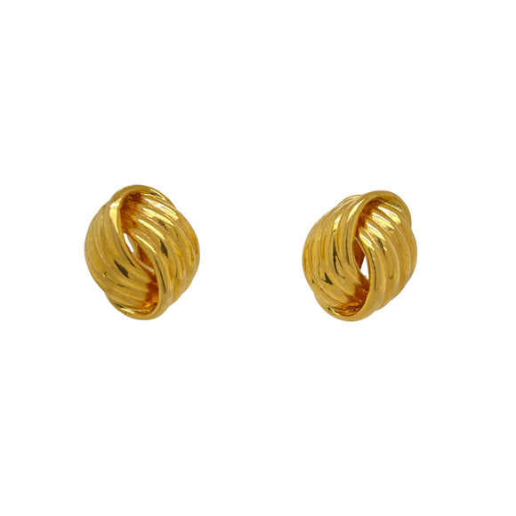 18ct Yellow Gold Adjustable Earrings