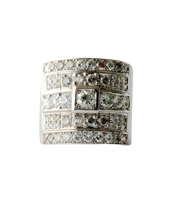 Large Diamond Dress Ring