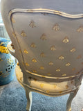 Cream Painted French Occasional Chair