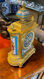 Antique French Signed Porcelain Clock