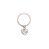 Tiffany & Co Pave Diamond Charm Ring - P