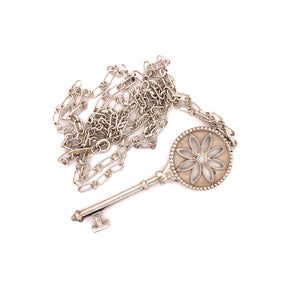 Tiffany Key Diamond Pendant Necklace