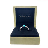Van Cleef and Arpels Perlée Ring with Turquoise