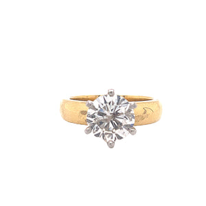Large Diamond Solitaire Ring