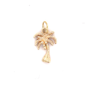Palm Tree Charm in 9ct Gold