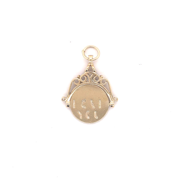Vintage 'I Love You' Spinner Charm in 9ct Gold