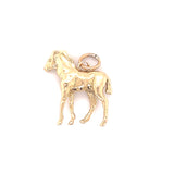 Vintage Horse Charm in 9ct Gold