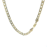 Unisex Flat Curb Link Chain