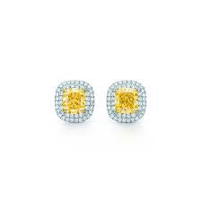 Tiffany and Co Soleste Yellow Diamond Earrings