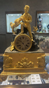 Antique French Gilt Clock