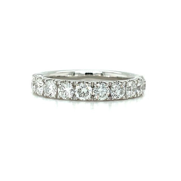 Diamond Half Eternity Band 1.20 Carats in 18ct White Gold