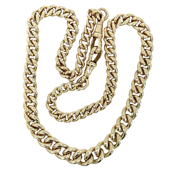 Heavy Curb Link Chain Necklace