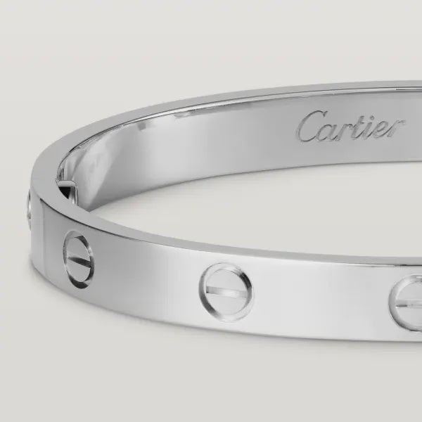 Cartier Love Bracelet in 18ct White Gold with Packaging Jems of