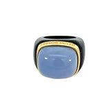 Bruni Bossio Ebony Chalcedony Ring