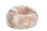 Long Wool Rust Sheepskin Bean Bag