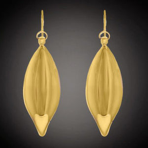 Gold Concave Earrings