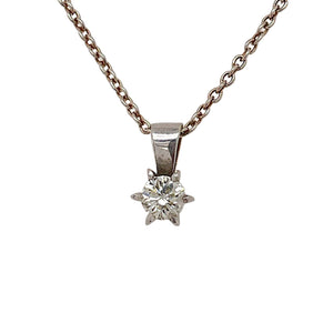 Diamond White Gold Pendant