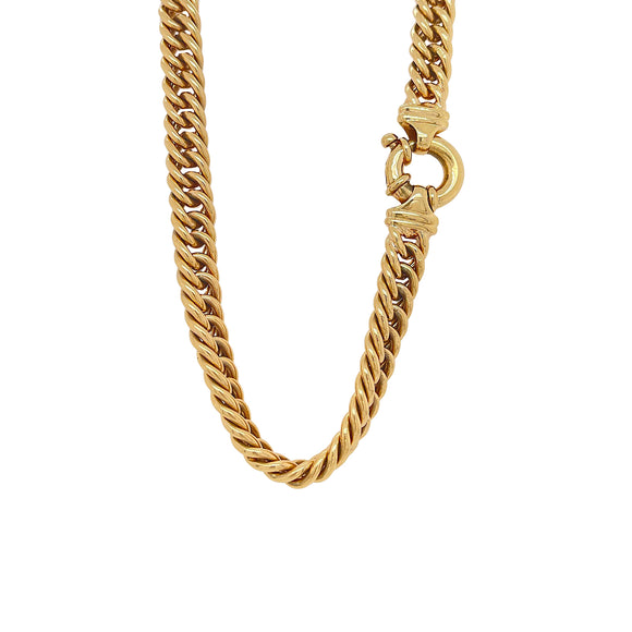 Double Curb Link Necklace