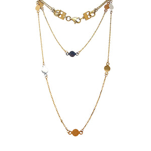 White Gold Yellow Gold Necklace